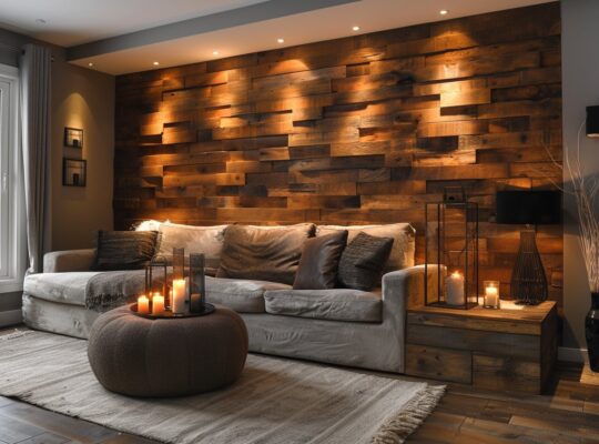 Créer un mur design en bois pour une ambiance chaleureuse