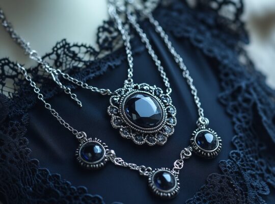 Les merveilles sombres : bijoux essentiels pour sublimer votre robe gothique