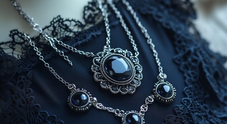 Les merveilles sombres : bijoux essentiels pour sublimer votre robe gothique