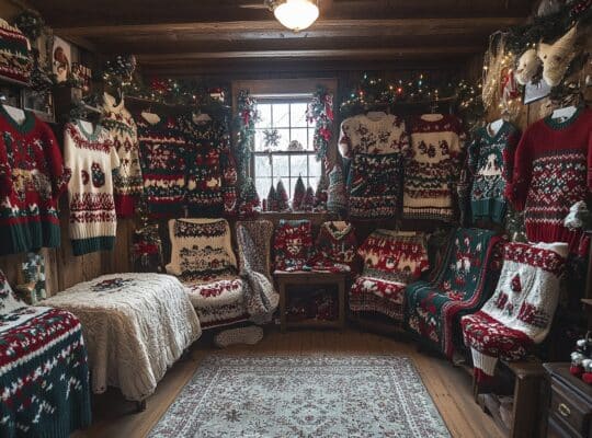 Les pulls de noël : plus qu’un vêtement, un élément de déco unique !